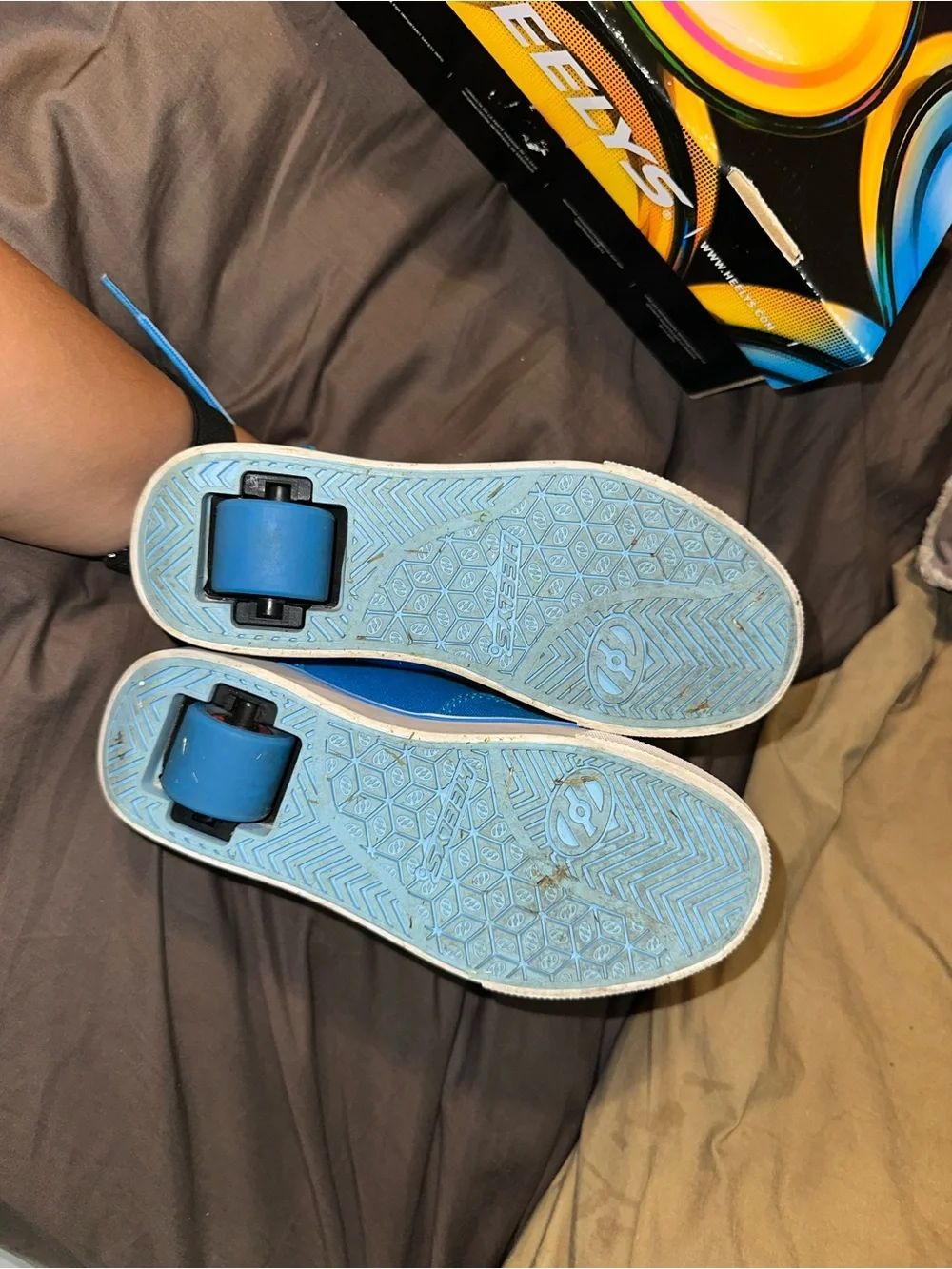 Heelys Bright Blue Kids Canvas Sneaker